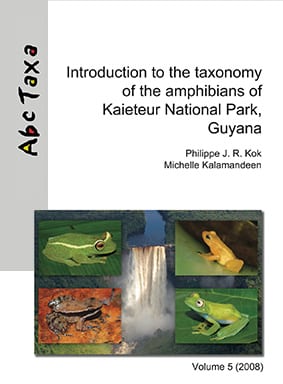 Introduction to the taxonomy of the amphibians of Kaieteur National Park, Guyana